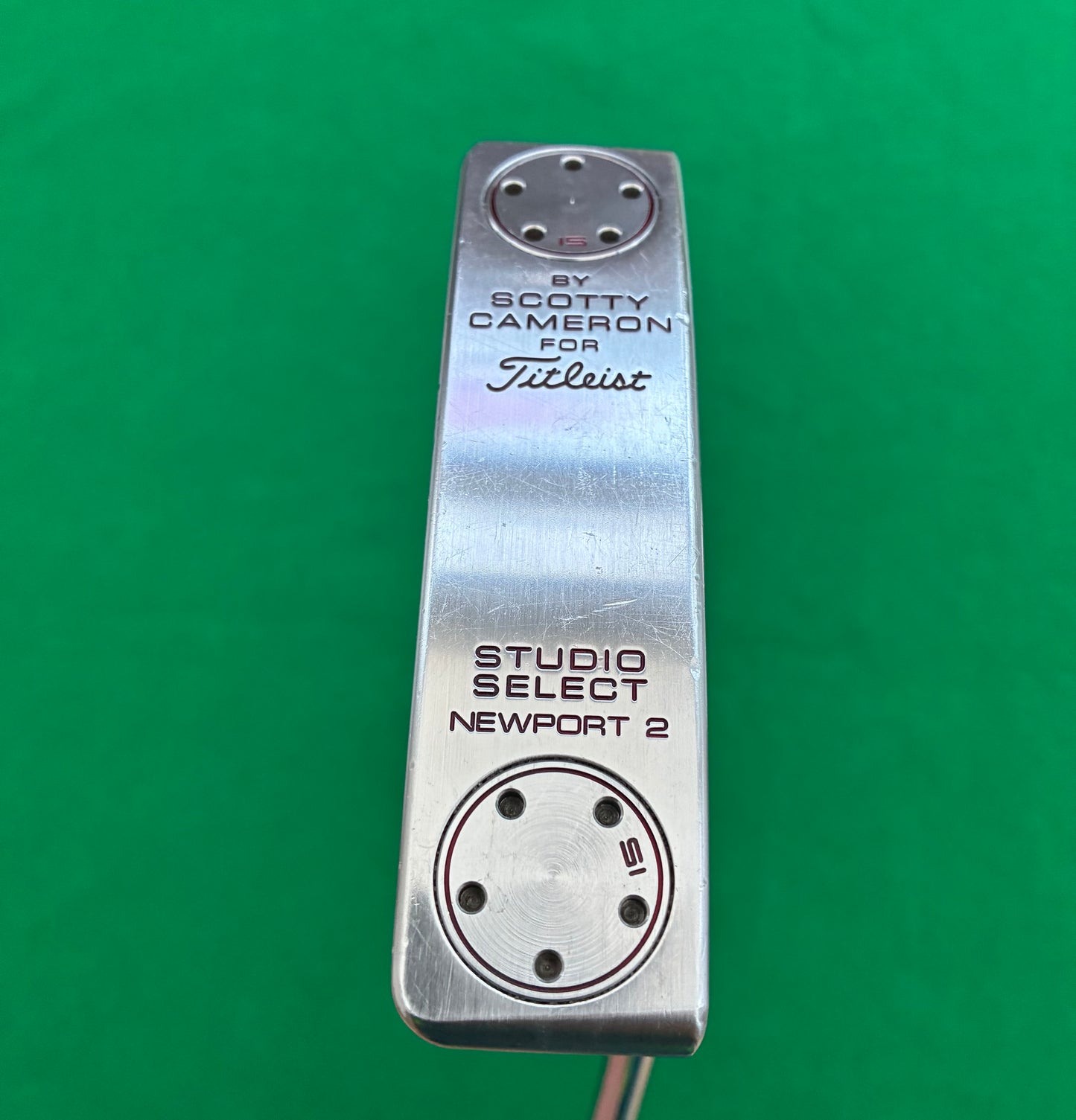 Scotty Cameron Studio Select Newport 2 Putter 33" | Ping Pistol Grip | Brand New Leather Smiley Headcover | Great Condition