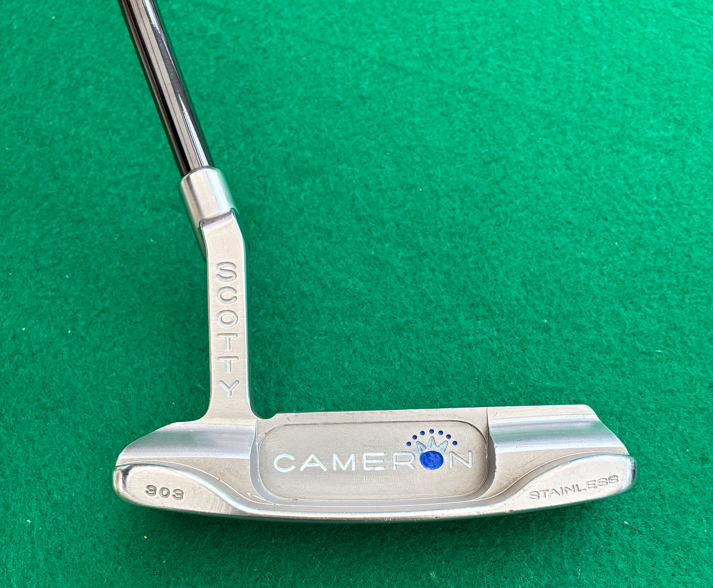 Scotty Cameron Newport Beach Studio Stainless Putter 35" | KBS CT Tour Black Shaft | Studio Design Pistol Grip | Great Condition
