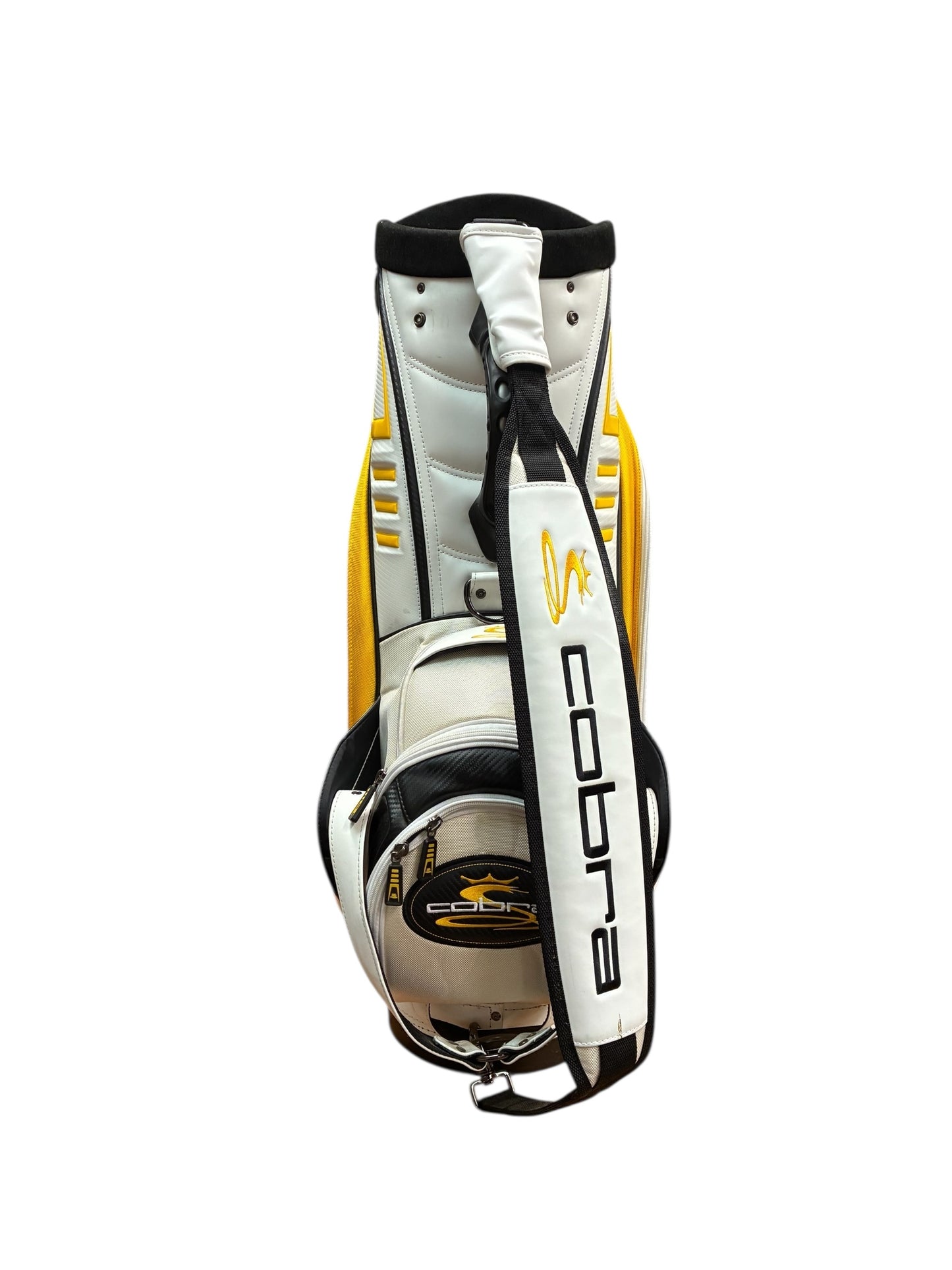 Cobra Tour Bag Yellow & White | Rain Cover Included | Great Condition | Premium Cart Bag