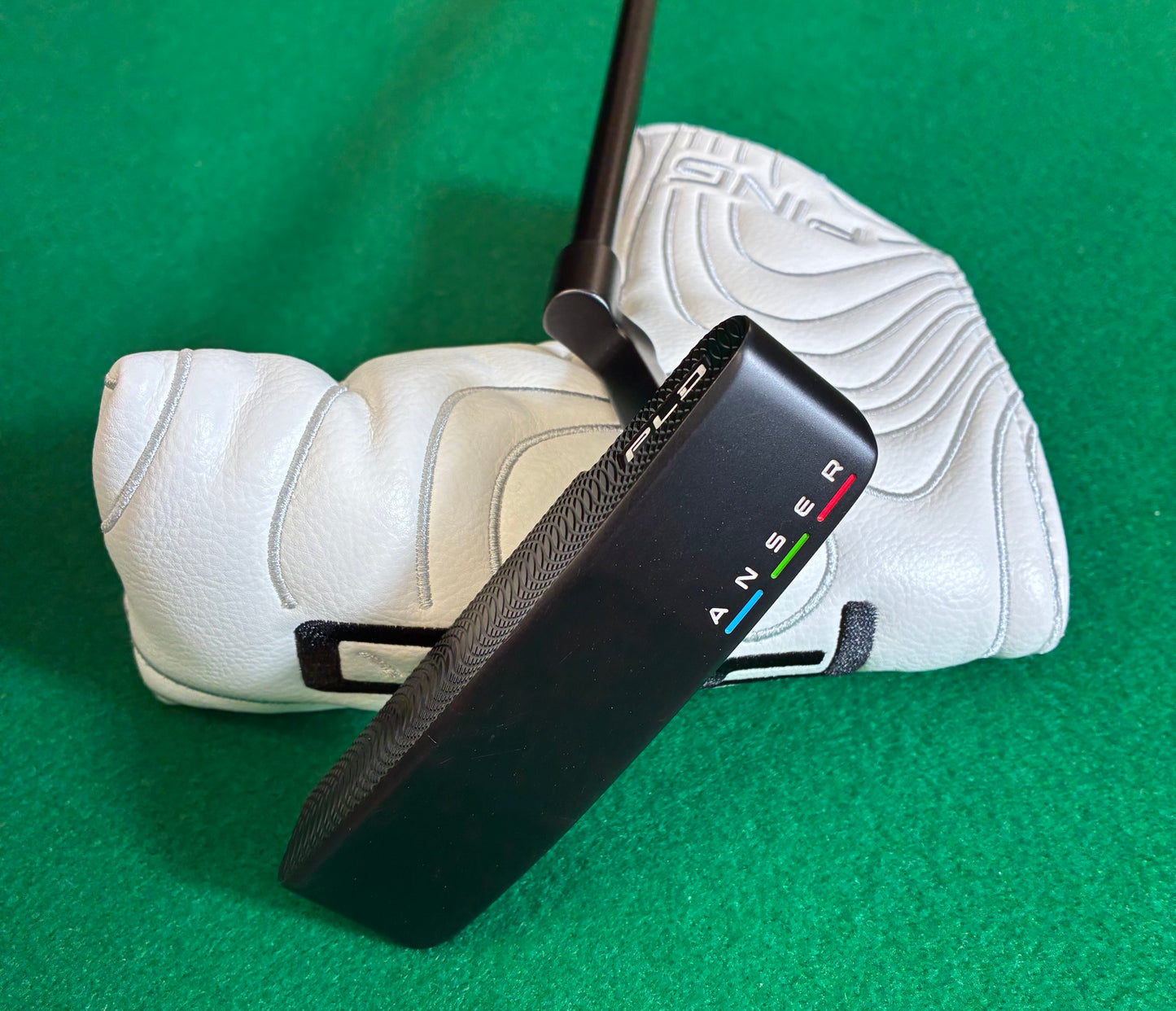 Ping Anser PLD Black Blade Putter 35" | Original Grip | Upgraded Headcover | Amazing Condition | Tour Design