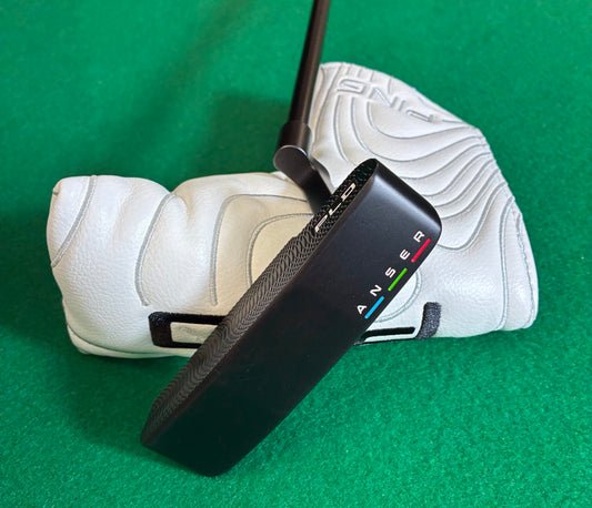 Ping Anser PLD Black Blade Putter 35" | Original Grip | Upgraded Headcover | Amazing Condition | Tour Design