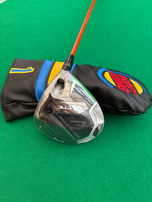 Callaway Elyte Driver 10.5° | Tour AD DI 6X Flex Shaft | Lamkin Grip | Leather Bogey King Headcover | Premium Driver**Callaway Elyte Driver - Tour-Level Distance and Performance**